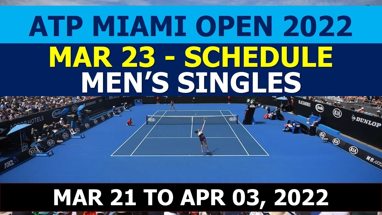 atp miami open 2022,schedule miami schedule,miami open