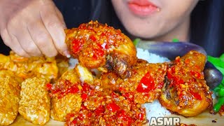 ASMR AYAM GORENG SAMBAL ALA PAK GEMBUS ||ASMR FOOD SPICY VIDEO #ASMR #asmrsounds #asmrvideo #ayam