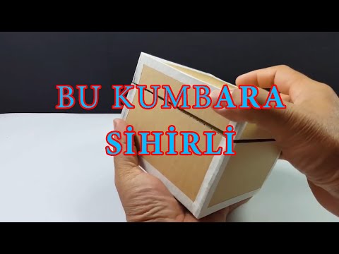 Kartondan Görünmez Kilitli Kumbara Nasıl Yapılır ?