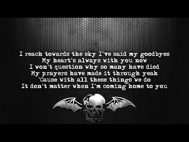 Avenged Sevenfold - Gunslinger [Lyrics on screen] [Full HD] class=