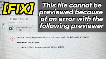 Fix: This file cannot be previewed because of an error with the following previewer - Outlook 365