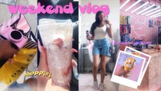 WEEKEND VLOG| i’m just a girl| shopping , drive/ w me , chitchat + trying new ice cream place