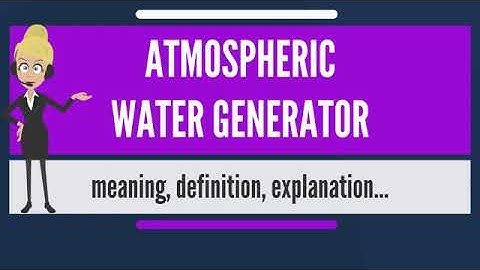 Hydrology - Atmospheric Water Generator