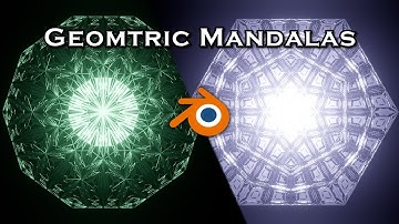 Generate Simple Geometric Mandalas Using Repeat Zones - Blender Tutorial