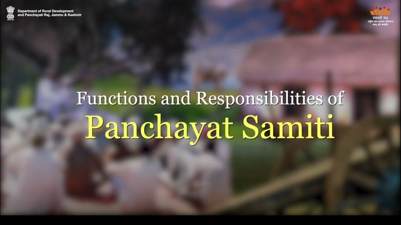 Functions Responsibilities Of Block Panchayat D o Rural Development functions-responsibilities-of-block-panchayat-d-o-rural-development