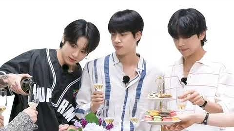 jimin being so happy in taehyung and jin’s arms and Vmin being clingy/ Vmin cute moments(cut version