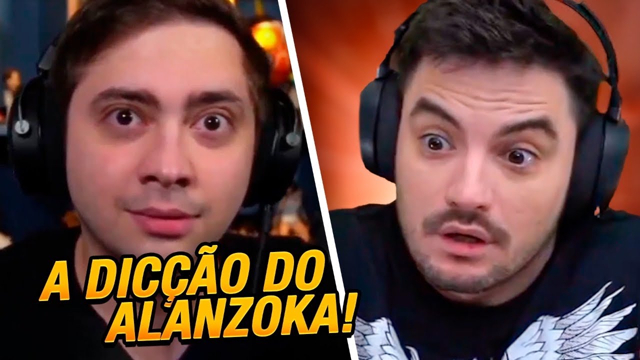 FELIPE NETO REAGINDO À DICÇÃO DO ALANZOKA | Cortes Felipe Neto
