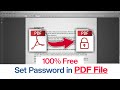 How to Set Password in a PDF File | Password Protect PDF File