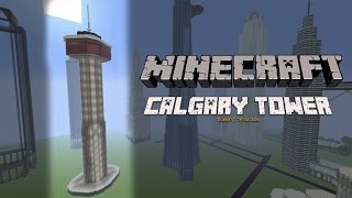 Minecraft Calgary Tower + Tutorial