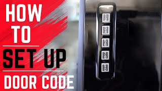 How to set up door code on 2022 Ford F-150 Powerboost hybrid