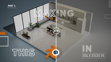 Making modern Isometric Kitchen (Blender Tutorial) Part 4 ‪@BlenderOfficial‬ ‪@blenderguru‬