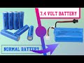 How to make 7.4 volt battery |How to make battery pack