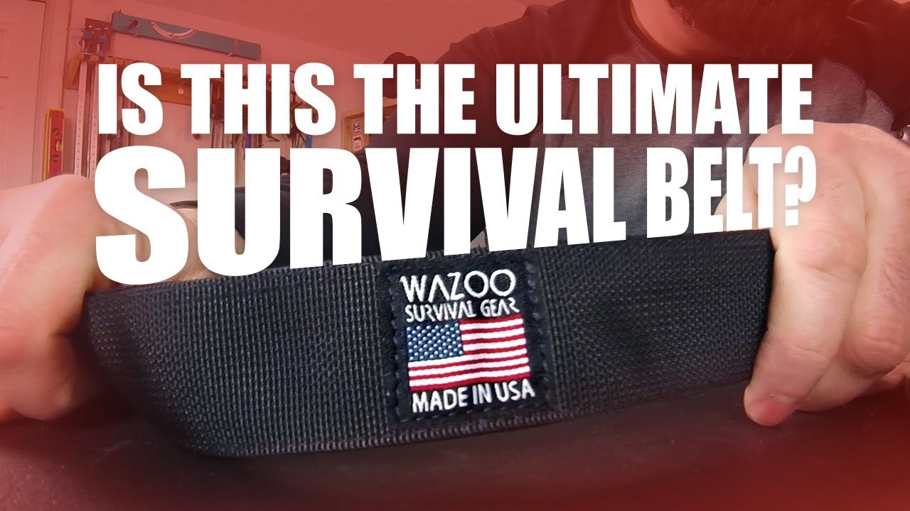 Wazoo Cache Belt Kickstarter EDC Survival Belt Unboxing Money belt