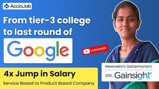 Tier 3 college to product based company | Placed as SDE in Gainsight | An Inspirational journey