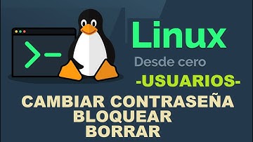 Curso de Linux desde cero para principiantes | USUARIOS: cambio de claves, borrar grupos  (video 42)