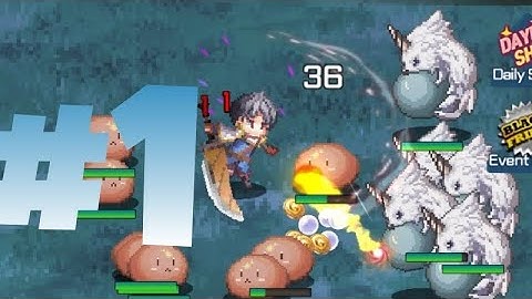 F Class Adventurer Gameplay Walkthrough Part 1 - Dark Lands and White Monsters! -