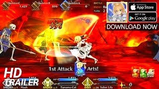 Fate/Grand Order (game trailer) Android and iOS - DOWNLOAD NOW! screenshot 1