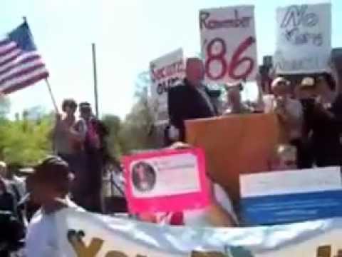 Illegal Immigration Fighters Introduced On Stage O...