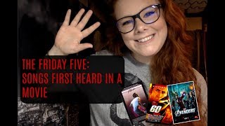 SONGS FIRST HEARD IN A MOVIE | The Friday Five
what are some of yours?
-
THE FRIDAY FIVE:
Created by Sara Crawford, the Friday Five is a set of prompts for music lovers to make vlogs/blogs discussing their five favorite songs/bands that fit the topic.
Twitter: https://twitter.com/The_Friday_Five
Tumblr: http://thefridayfivemusic.tumblr.com
-
FIND ME ON SOCIAL MEDIA:
Twitter: https://twitter.com/floralnbrooke
Goodreads: https://www.goodreads.com/user/show/8168114-brooke
Instagram: https://www.instagram.com/asreadbybrooke/
Tumblr: http://asreadbybrooke.tumblr.com/
Wordpress: http://asreadbybrooke.wordpress.com
-
AFFILIATE LINKS:
(aka if you click my link and purchase something, i make a small commission!)
Wicked Clothes: http://bit.ly/2tBvm6C (google it, you can become an affiliate too! its super easy.)
-
BACKGROUND MUSIC:
Life of Riley by Kevin MacLeod
Available under the Creative Commons Attribution 3.0.
Unported License: https://creativecommons.org/licenses/by/3.0/
Download Link: https://incompetech.com/music/royalty-free/index.html?isrc=USUAN1400054
OR
Symbolism by Electro-Light
Provided by NoCopyrightSounds
Download Here: http://nocopyrightsounds.co.uk/video/electro-light-symbolism-ncs-release/
Electro-Lights YouTube Channel: https://www.youtube.com/user/ElectroLightOfficial
-
OUTRO MUSIC:
Expecto Patronum (Goblins From Mars Trap Remix)
https://www.youtube.com/watch?v=rxau0SgBI-s SONGS FIRST HEARD IN A MOVIE | The Friday Five