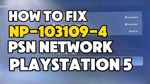 How to fix PS5 Error NP-103109-4 This service is currently under maintenance PlayStation 5