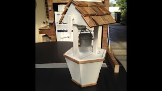 This is the fifth and final video of me building a Wishing Well for my wedding. Hope you enjoy.