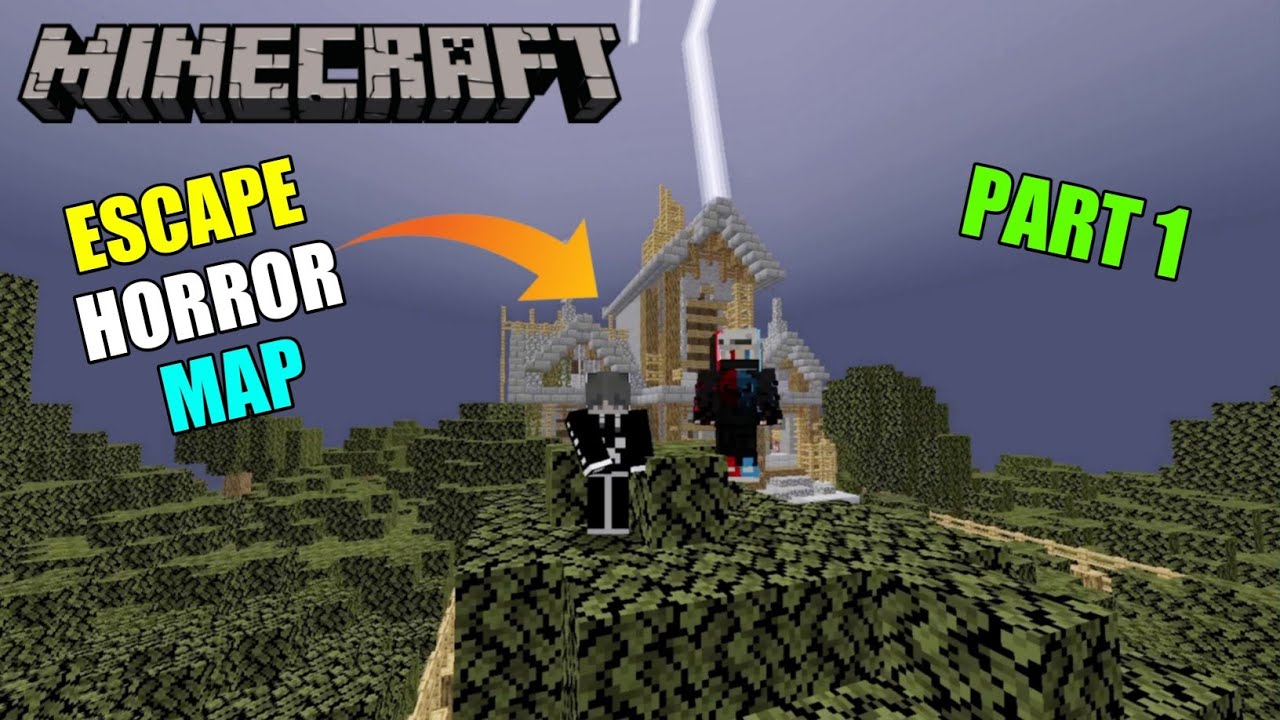 WE TRY TO COMPLATE MINECRAFT HORROR MAP - YouTube