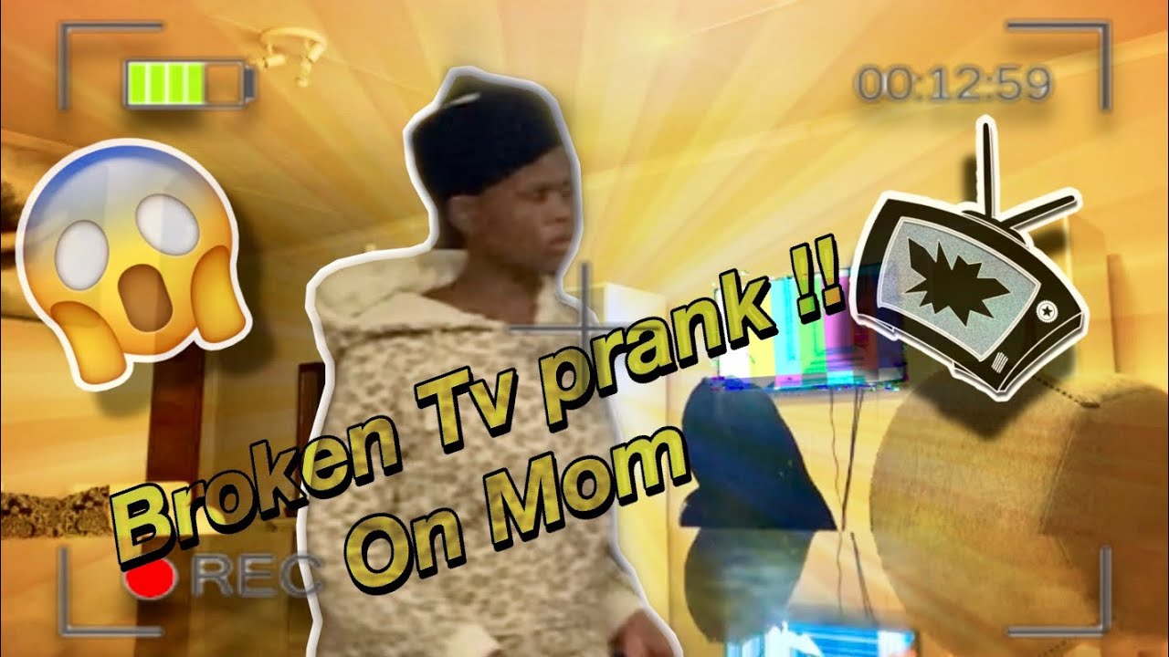⁣I BROKE THE TV ....PRANK ON MOM(sembi)|| SOUTH AFRICAN YOUTUBER