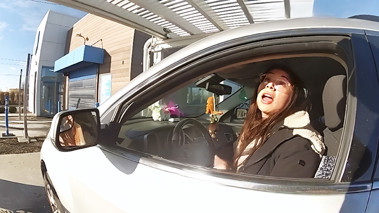 The Moment Cops Realized Why She Wouldn't Get Out of the Parking Lot