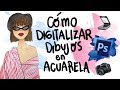 CÓMO DIGITALIZO MIS DIBUJOS CON PHOTOSHOP | RÁPIDO Y SENCILLO PRINCIPIANTES | LABARRETO ILUSTRADA