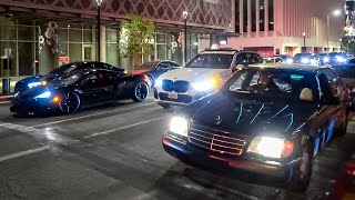 $12,000 Exhaust Mercedes TROLLS Midnight Supercar Run