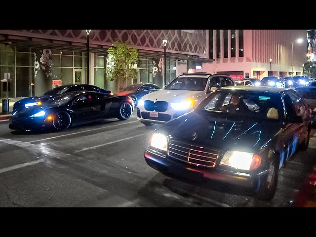 $12,000 Exhaust Mercedes TROLLS Midnight Supercar Run class=