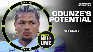 Rome Odunze is a HUMAN FIRST DOWN 🗣️ Why I think he has one of the HIGHEST FLOORS | NFL Live