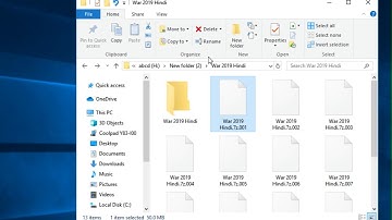 how to extract a .7z.001 archive with multiple parts