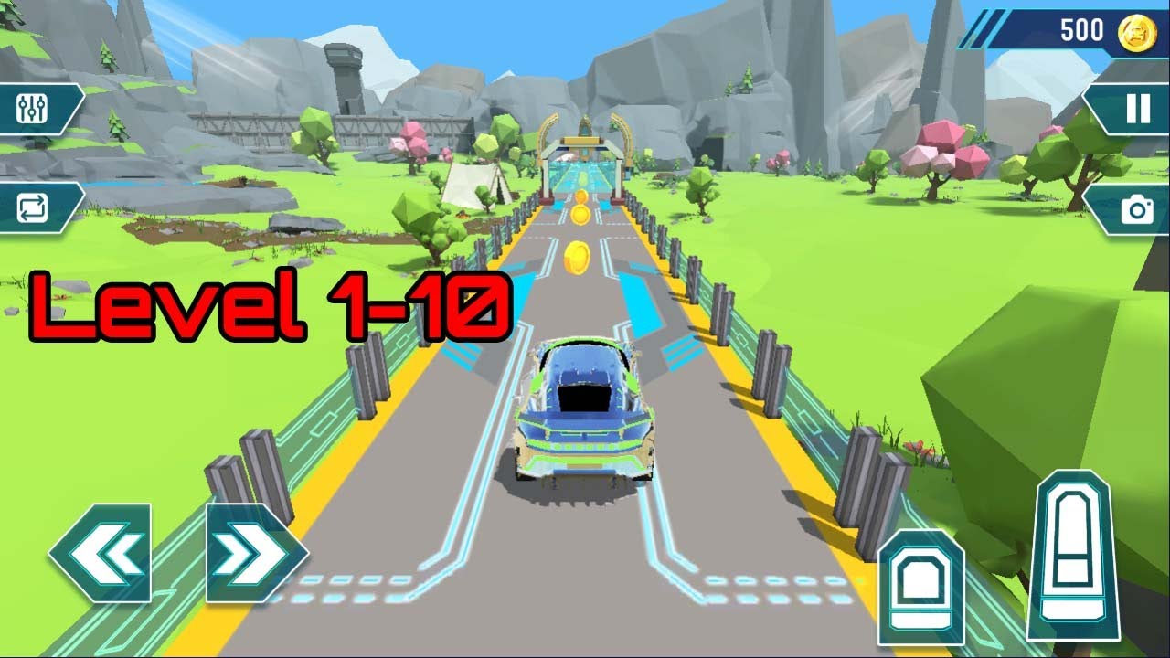 Mega Ramps 2021 Galaxy Racer Levels 1-10 Forest Area