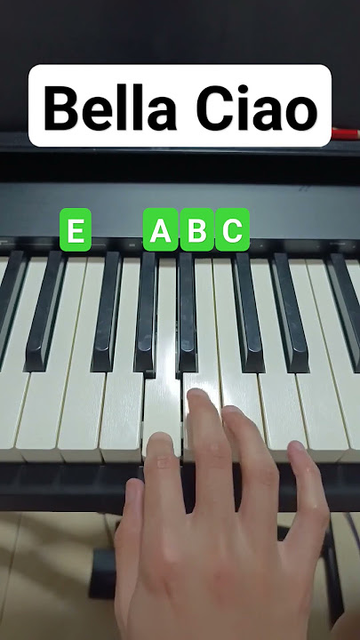 How to play Bella Ciao on Piano