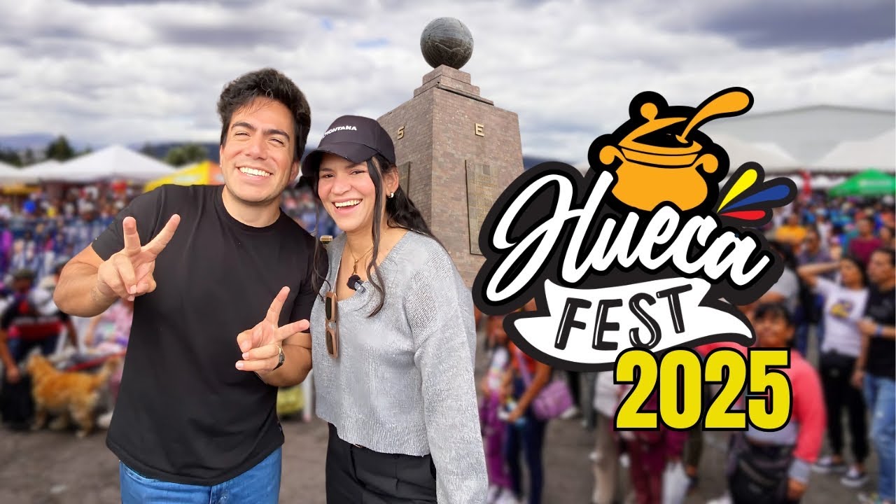 Conocí al CHAMP en la HUECA FEST 2025. Gastronomía Ecuatoriana - Te muestro todo!!