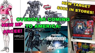 US Version of Overgear COMING! LEAKED New MP Arcee! Target SS86 Wave IN STORES! Transformers Updates
