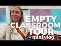 Empty classroom tour  mini vlog