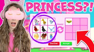 TRADING AWAY ALL MY FAVORITE PETS! EXTREME BLINDFOLDED TRADE CHALLENGE IN ADOPT ME!