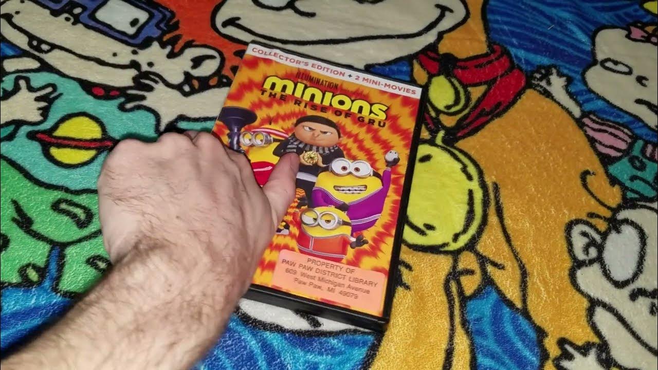 Minions The Rise Of Gru DVD Overview (Paw Paw Public Library Rental