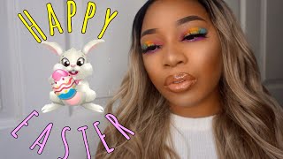 EASTER 2020 FULL GLAM MAKEUP TUTORIAL | DOLLFACEDEE