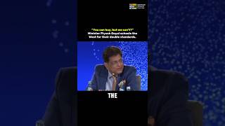 𝗪𝗵𝘆 𝗦𝗶𝗻𝗴𝗹𝗲 𝗢𝘂𝘁 𝗜𝗻𝗱𝗶𝗮? 🇮🇳 Piyush Goyal publically schools the Western Ministers over trade hypocrisy.