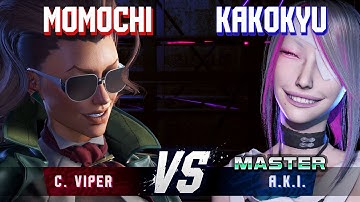 SF6 ▰ MOMOCHI (C.Viper) vs KAKOKYU (A.K.I.) ▰ Street Fighter 6 Gameplay