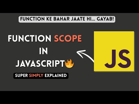 Function Scope in JavaScript Explained | With Code Examples!