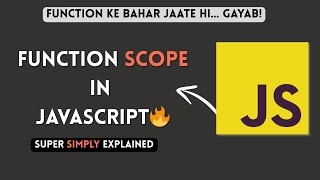 Function Scope in JavaScript Explained | With Code Examples!