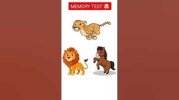 Memory Test 33 - Remember Me? IQ Test| 🔍#iq #quiz #shorts  #explore  #paheli #cartoon