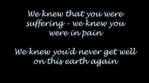 "The Garden" - Beautiful song for a lost, loved one