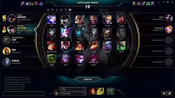 Champ Select Bug