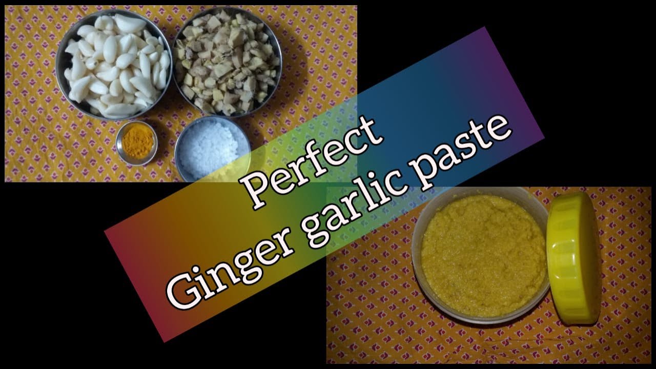 How to preserve Ginger Garlic Paste for 34 months Homemade Prepare