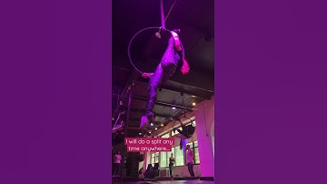 Aerial Hoop SPLIT! #aerialhoop